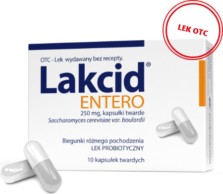 Probiotyk w proszku Lakcid Entero